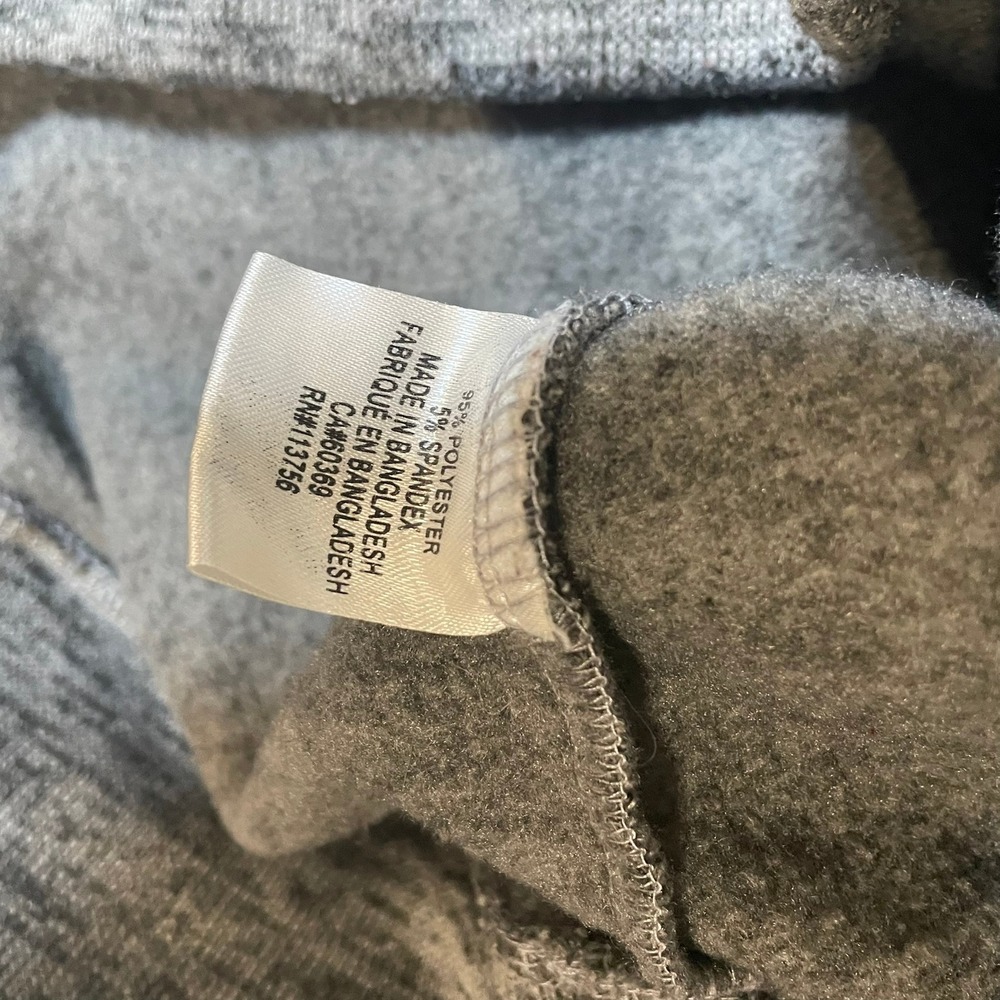 MECCA NYC Hoodie Mens Size L Heather Gray Logo Spell Out Streetwear Pullover - Picture 7 of 8